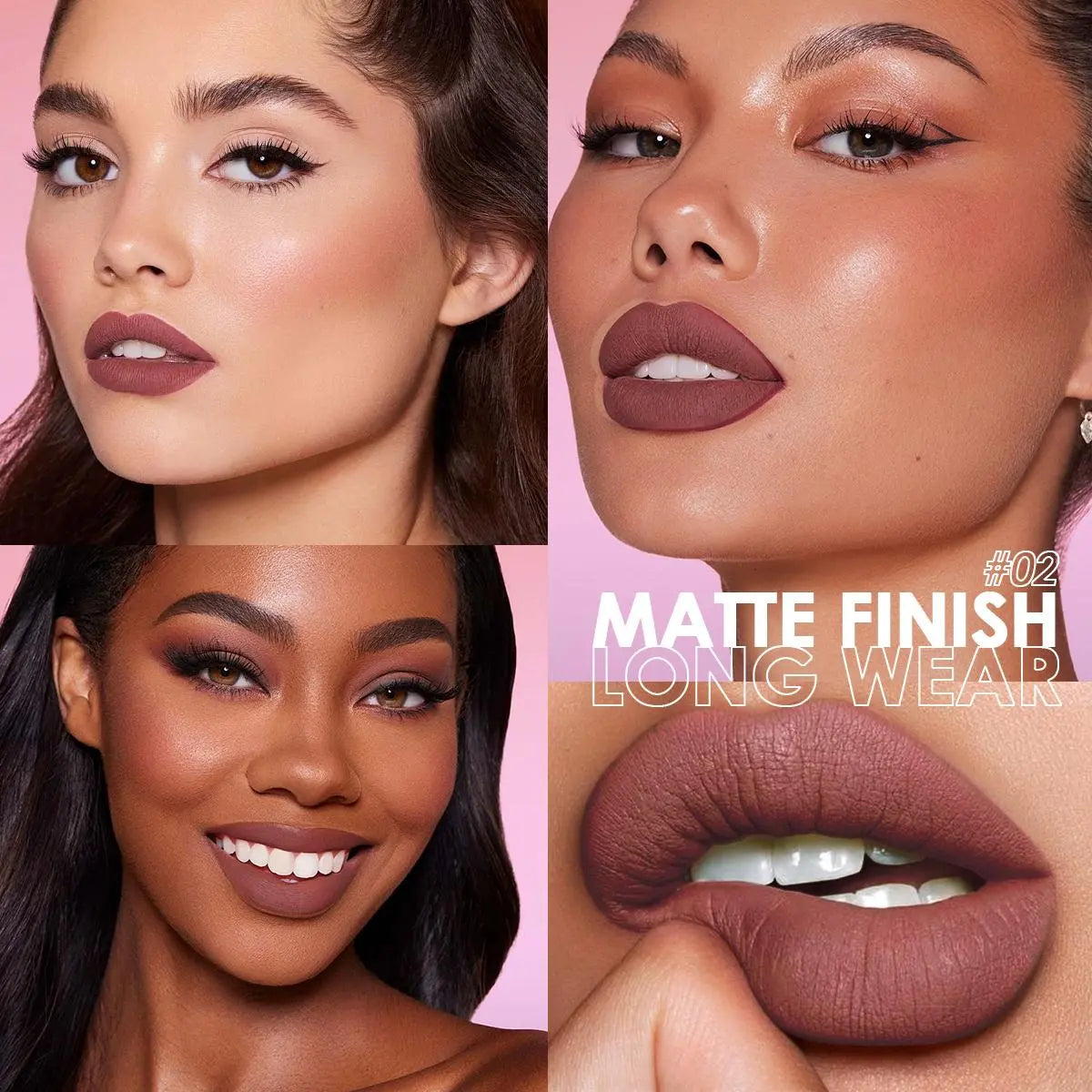 Long-Lasting Matte Lip Tint, 1 Count Waterproof Matte Lip Tint, Hydrating Lip Glaze, Perfect Nude Lip Glaze for Women & Girls, Gloss, Matte Liquid Lipstick, Lipstick, Lipgloss, Almost Lipstick