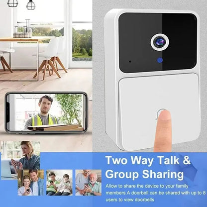 Elevate Your Home Security with Our Wireless Wifi Video Doorbell - HD Camera, Night Vision, Two-Way Intercom & Unique Voice Change Feature