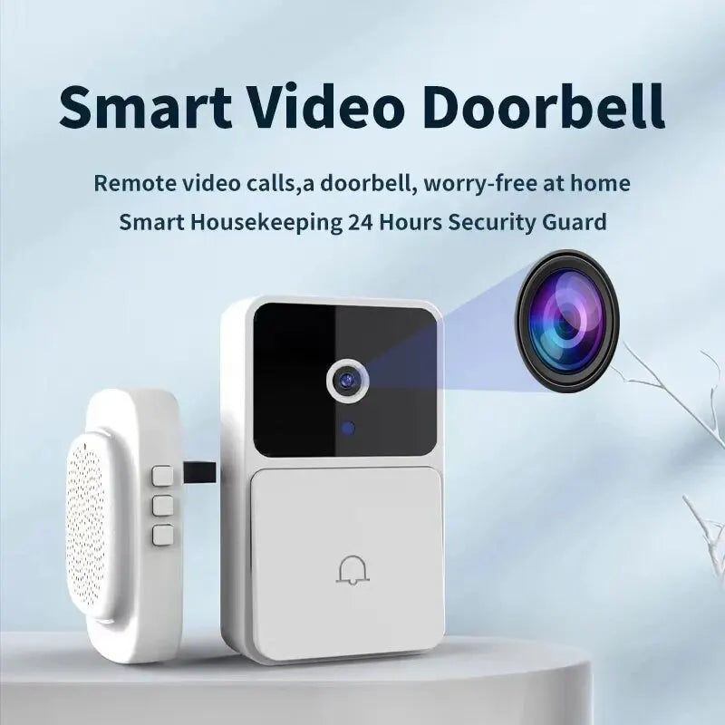 Elevate Your Home Security with Our Wireless Wifi Video Doorbell - HD Camera, Night Vision, Two-Way Intercom & Unique Voice Change Feature