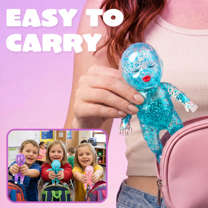 Experience Joy with JOYIN Baby Stress Relief Toys - 3PCS Glitter Squishy Fun for Kids & Adults, Perfect for Anxiety Relief and Party Favors